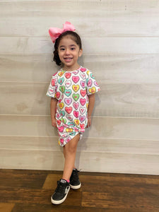 Candy Heart T-Shirt Dress