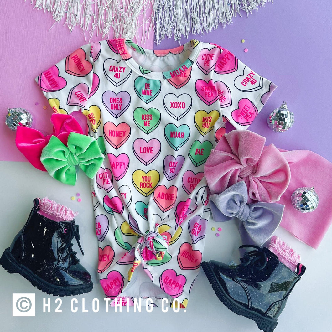 Candy Heart T-Shirt Dress